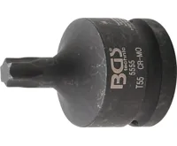 BGS Nástrčná hlavice silová, 20 mm (3/4&quot;), T-profil (pro Torx) T55