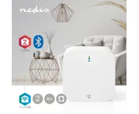 TUYA / SmartLife  Kompaktní bezdrátová brána do zásuvky, Smart Zigbee WIFIWMS10WT, bílá (1)