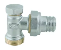 Šroubení radiátorové rohové DN 15 - 1/2" x 3/4 EK regulační Šroubení radiátorové rohové DN 15 - 1/2" x 3/4 EK regulační