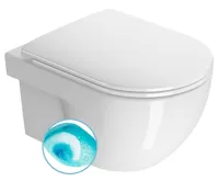 GSI TONO závěsná WC mísa, Swirlflush, 35x52cm, bílá ExtraGlaze GSI TONO závěsná WC mísa, Swirlflush, 35x52cm, bílá ExtraGlaze