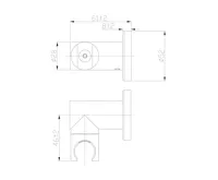 EASY držák sprchy celomosazný chrom (2)