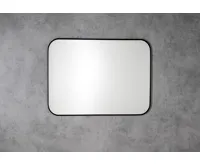 SAPHO AROWANA zrcadlo v rámu 100x70cm, černá mat (4)
