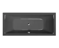 POLYSAN KRYSTA obdélníková vana 180x80x39cm, šedá POLYSAN KRYSTA obdélníková vana 180x80x39cm, šedá