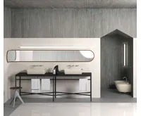 GSI NUBES keramické umyvadlo na desku 60x38cm, creta mat (6)