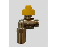 Bezpečnostní kohout plynový VAIT 1/2&quot;x1/2&quot; vnitřní/vnější rohový (65152)