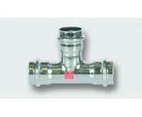 C-STEEL lisovací T-kus  22 - uhlíková ocel