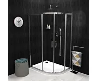 GELCO SIGMA SIMPLY čtvrtkruhová sprchová zástěna 1200x900 mm, R550, L/R, čiré sklo