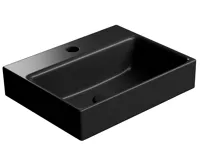 GSI NUBES keramické umývátko 40x32cm, černá mat