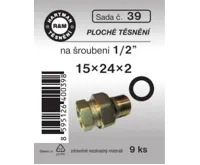 Hartman Sada č.  39: sada pryž. těs. - 1/2" - 15x24x2 - 9x6023 pvč Hartman Sada č.  39: sada pryž. těs. - 1/2" - 15x24x2 - 9x6023 pvč