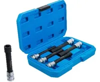 BGS Hlavice nástrčná 1/2" pro  E-profil - sada 6 dílů, E10-E12-E14-E16-E18-E20 BGS Hlavice nástrčná 1/2" pro  E-profil - sada 6 dílů, E10-E12-E14-E16-E18-E20