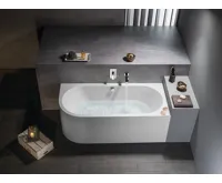 POLYSAN VIVA R MONOLITH asymetrická vana 180x75x60cm, bílá (8)