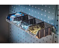 BGS Sada ukládacích boxů, se závěsnou kolejnicí, pro systém nástěnných skříněk, 4dílná (1)