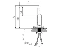 SAPHO MIXONA stojánková dřezová / umyvadlová baterie, chrom (6)