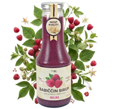 Nature NoTea s.r.o. Babiččin sirup Malina 0.5l