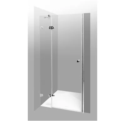 PROFI-RICH sprchové dveře  80x190 cm - chrom - sklo - čiré PCK10120EQ