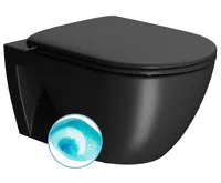 GSI PURA ECO závěsná WC mísa, Swirlflush, 36x55cm, černá dual-mat GSI PURA ECO závěsná WC mísa, Swirlflush, 36x55cm, černá dual-mat