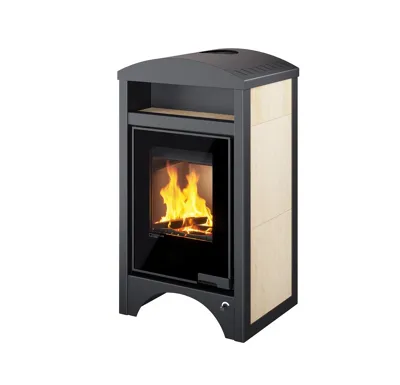 HS Flamingo Krbová kamna AQUAFLAM VARIO ® BARMA 11/7kW dlažba Javor