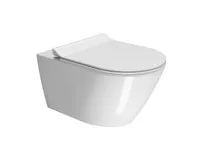 GSI KUBE X závěsná WC mísa, GeniusFlush, 36x55cm, bílá ExtraGlaze (1)