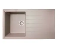 GRANISIL VIVALDI 860.0 Granitový dřez s odkapem, beton GRANISIL VIVALDI 860.0 Granitový dřez s odkapem, beton
