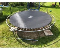 GoodJump 4UPVC modrá trampolína 400 cm s ochrannou sítí + žebřík - Inside - výprodej (9)