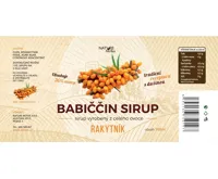 Nature NoTea s.r.o. Babiččin sirup - Rakytník 0.5l (1)