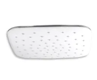 NOVASERVIS Pevná sprcha, 250x250 mm, bílá-chrom - RUP/410,1