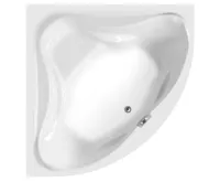 AQUALINE DUNAJ rohová vana 140x140x48cm, bílá