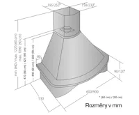 CATA Odsavač par EMPIRE KD 302060 (1)