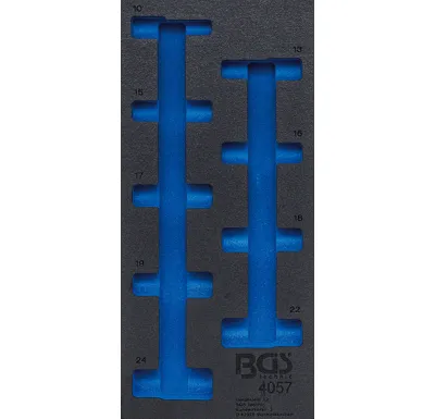 BGS Vložka do dílenského vozíku 1/3, prázdná, pro 4057