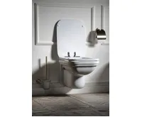 KERASAN WALDORF WC sedátko, Soft Close, bílá/chrom (4)