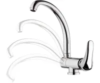 SAPHO SALY stojánková dřezová baterie sklopná pod okno, chrom SAPHO SALY stojánková dřezová baterie sklopná pod okno, chrom