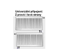 Radiátor VKU 33-600/ 600 - Radik Korado, Bez konzol (2)