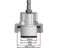 BGS Adaptér č. 12 pro BGS 8027, 8098, pro Ford Mondeo, Land Rover, Opel, Ssangyong (1)