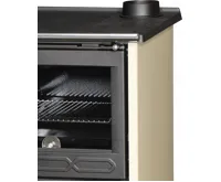 PLAMEN Sporák na tuhá paliva 850 GLAS - P béžový (2)