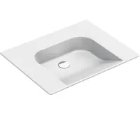 GSI COMMUNITY keramické umyvadlo 70x55cm, bez přepadu a otvoru, bílá ExtraGlaze