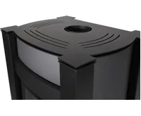 HS Flamingo Krbová kamna AQUAFLAM VARIO ® KALMAR 11/5kW šedá, elektronická regulace (24)