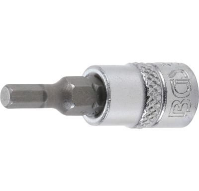 BGS Hlavice zástrčná 1/4" imbus 4.0 mm, zatíž. do 2 kg