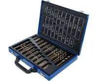 BGS Vrtáky spiralové broušené HSS 5% Cobalt,170 dílů (3)