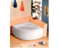 POLYSAN SIRIUS rohová vana 130x130x43cm, bílá (3)