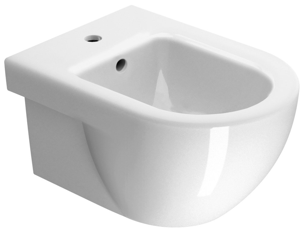 Gsi city pro bidet závěsný, 35x52cm, bílá extraglaze