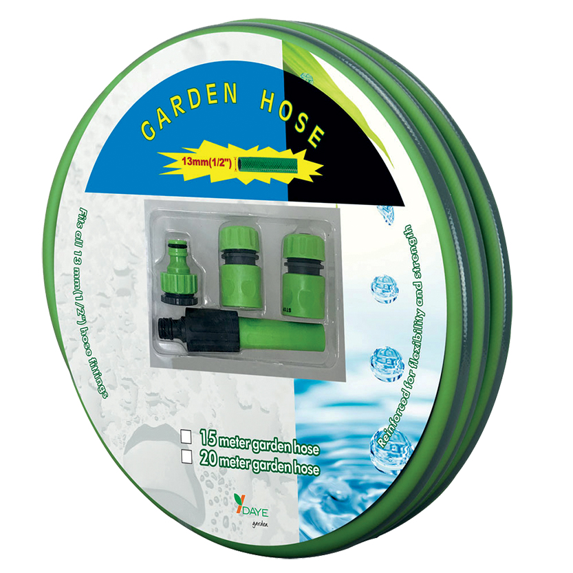 Novaservis 1/2" zahradní sada, hadice 15m plast - dy5115s