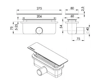 POLYSAN KAZUKO vaničkový sifon, DN40, krytka bílá (5)