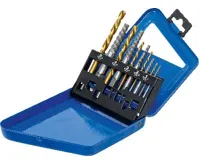 BGS Sada pro povolení poškozených šroubů a levotočivých vrtáků, HSS, s titanovým povrchem, (2)