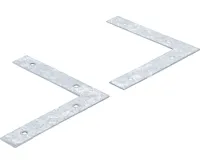 BGS Plech spojovací ve tvaru L, 150 x 150 x 25 x 2 mm, sada 2 dílů