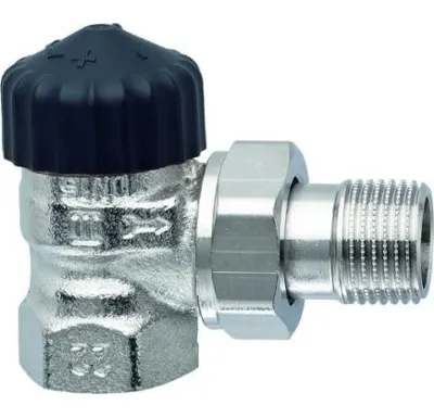 HEIMEIER termostatický ventil bez přednastavení průtoku zkrácený rohový - 1/2"