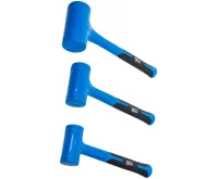 BGS Sada paliček s nylonovou hlavou, bez zpětného rázu, O 47 / 55 / 65 mm, 450 / 765 / 1275 g,