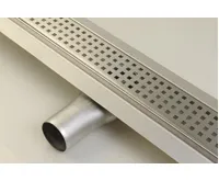 GELCO MANUS QUADRO nerezový podlahový žlab s roštem, L-1150, DN50 (4)