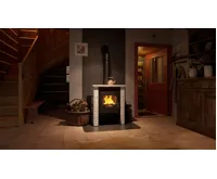 HS Flamingo Kachlová kamna FLAMINGO ® BALI, kachle bílá (4)