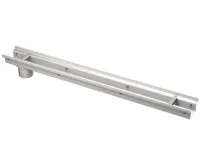 ALCAPLAST Drenážní žlab 100 mm nastavitelný, nerez ADZ352V