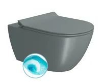 GSI PURA závěsná WC mísa, Swirlflush, 36x55cm, agave dual-mat